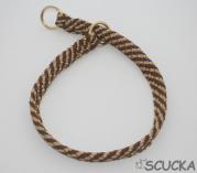 Collar knitted  bronze  rings   o  18 mm